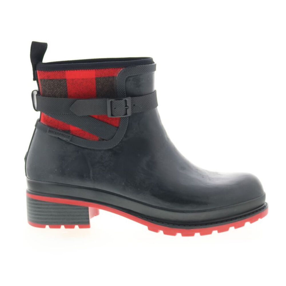 Original Muck Womens Liberty Ankle Rubber Waterproof Black Boots (NWT)